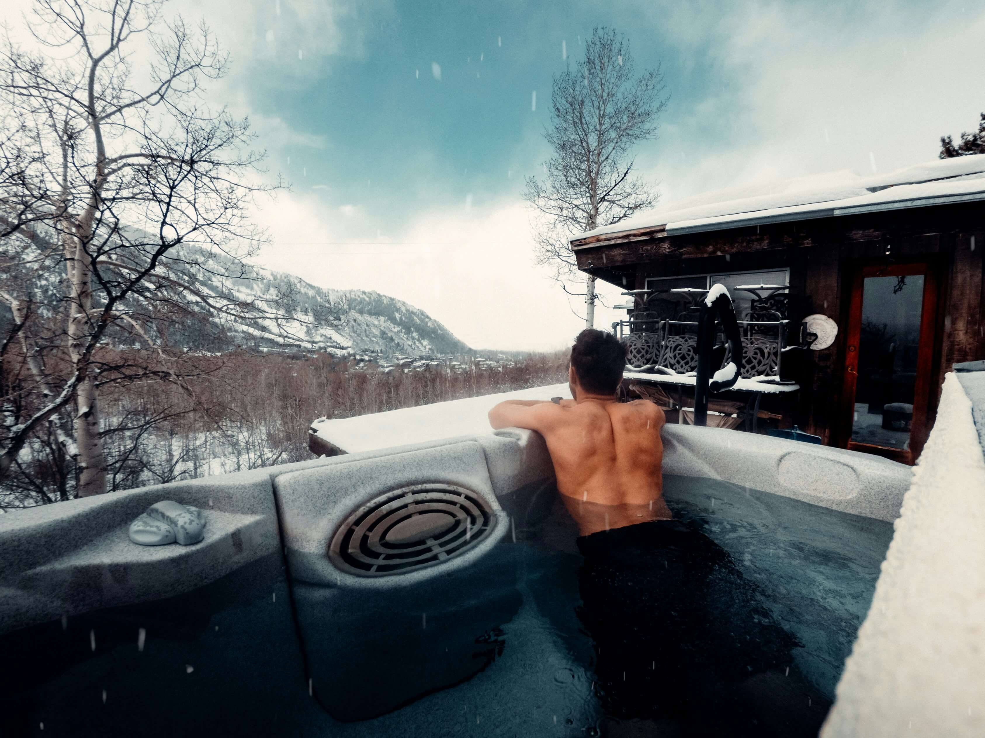Kan mijn opblaasbare jacuzzi buiten blijven staan in de winter?