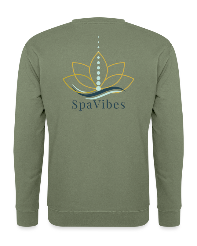 SpaVibes Unisex Sweatshirt - legergroen