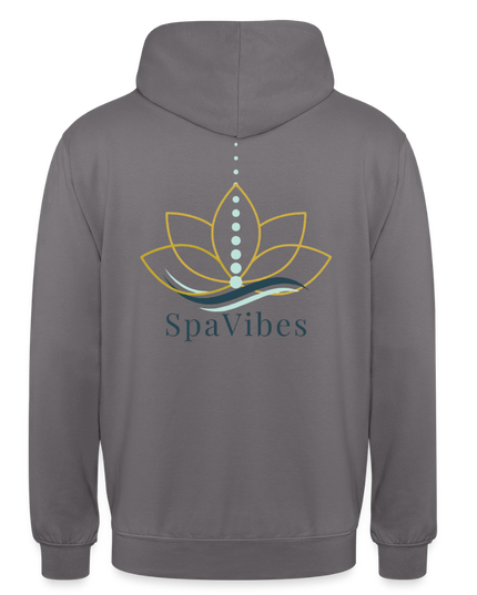 SpaVibes Unisex Hoodie - middelgrijs
