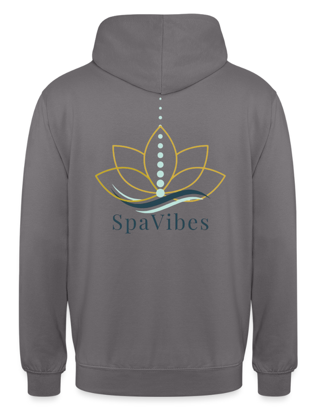 SpaVibes Unisex Hoodie - middelgrijs