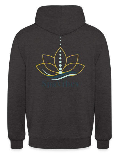 SpaVibes Unisex Hoodie - houtskool
