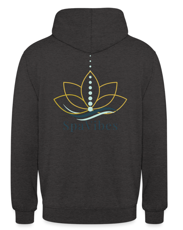 SpaVibes Unisex Hoodie - houtskool
