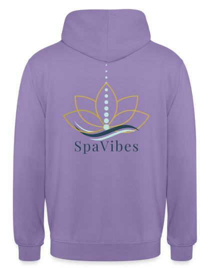 SpaVibes Unisex Hoodie - lavendel