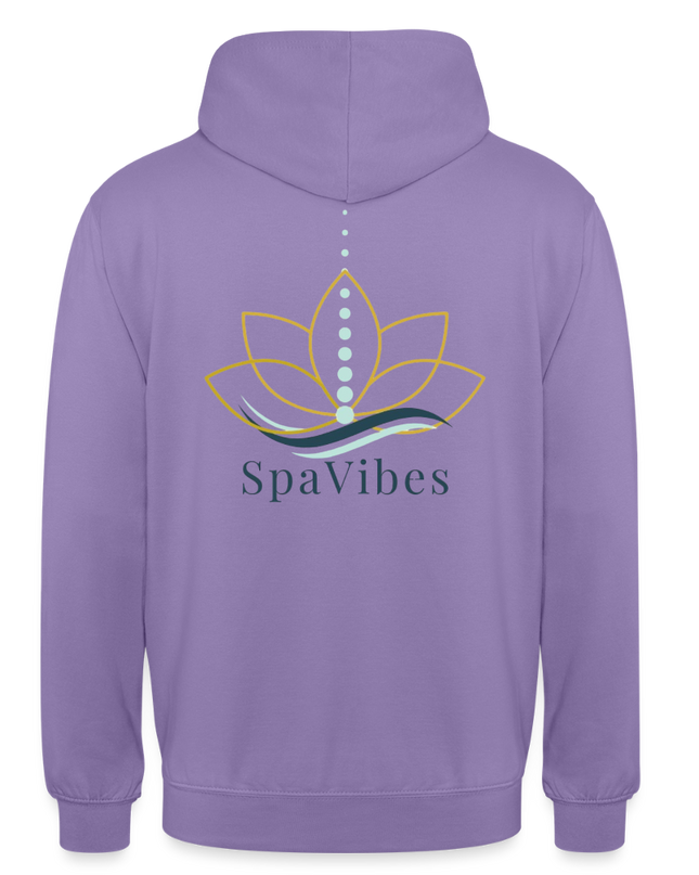 SpaVibes Unisex Hoodie - lavendel