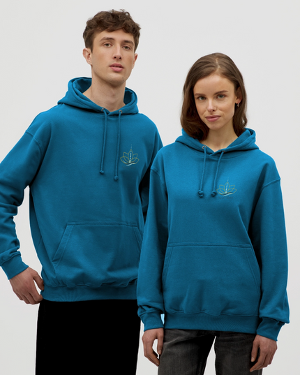 SpaVibes Unisex Hoodie - diepzeeblauw 