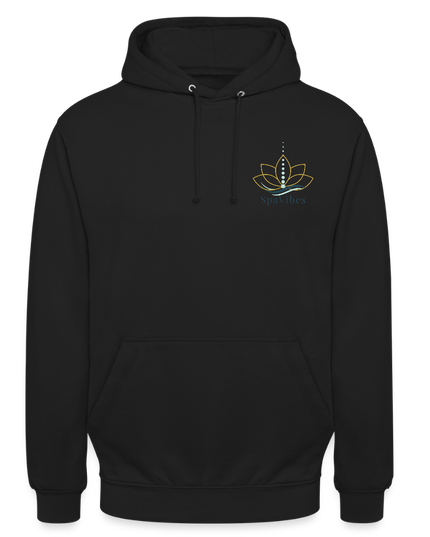 SpaVibes Unisex Hoodie - zwart