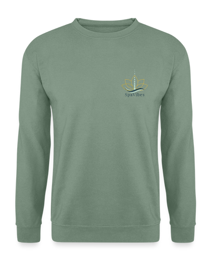 SpaVibes Unisex Sweatshirt - grijsgroen