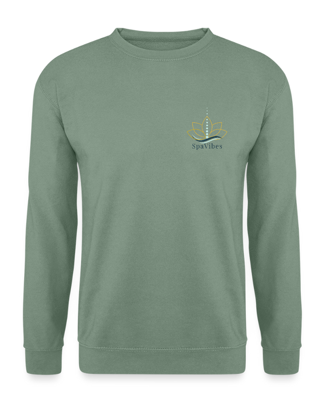 SpaVibes Unisex Sweatshirt - grijsgroen