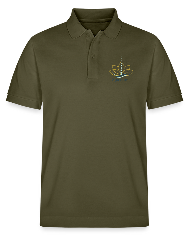 SpaVibes Organic Polo Shirt - kaki