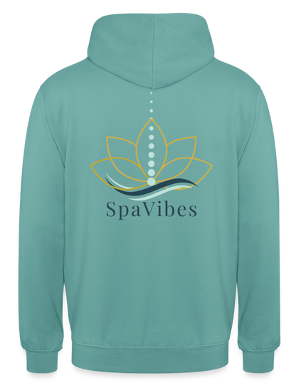 SpaVibes Unisex Hoodie - pastel-turquoise
