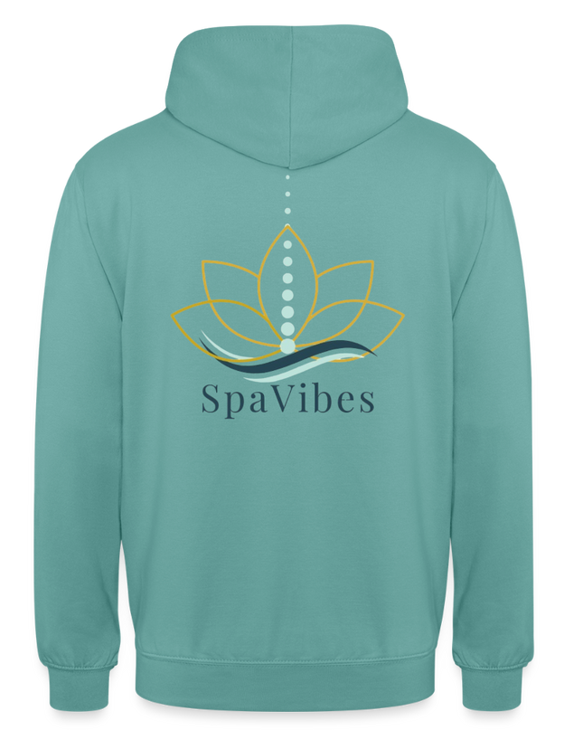 SpaVibes Unisex Hoodie - pastel-turquoise
