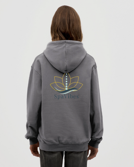 SpaVibes Unisex Hoodie - middelgrijs
