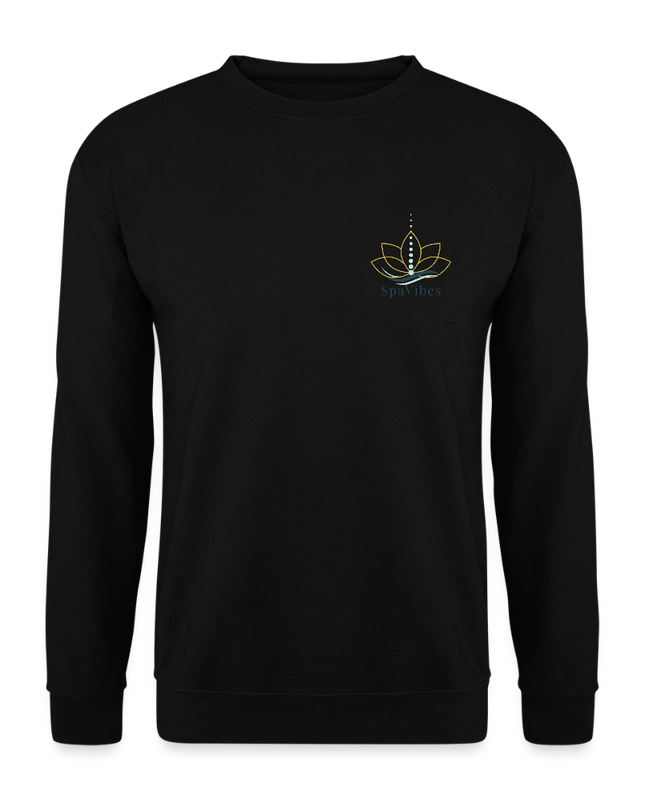SpaVibes Unisex Sweatshirt - zwart