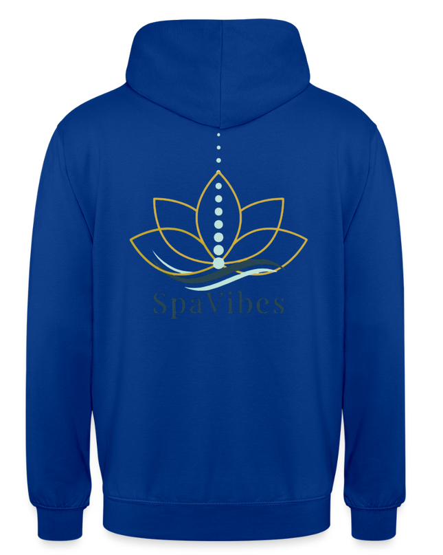 SpaVibes Unisex Hoodie - koningsblauw