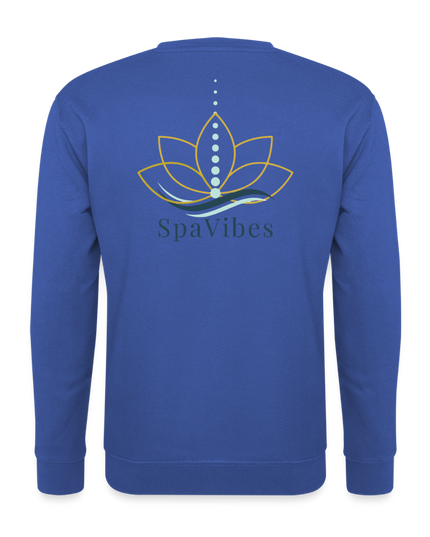 SpaVibes Unisex Sweatshirt - koningsblauw