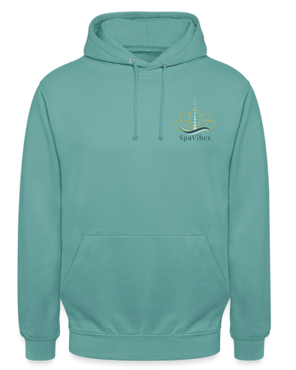 SpaVibes Unisex Hoodie - pastel-turquoise