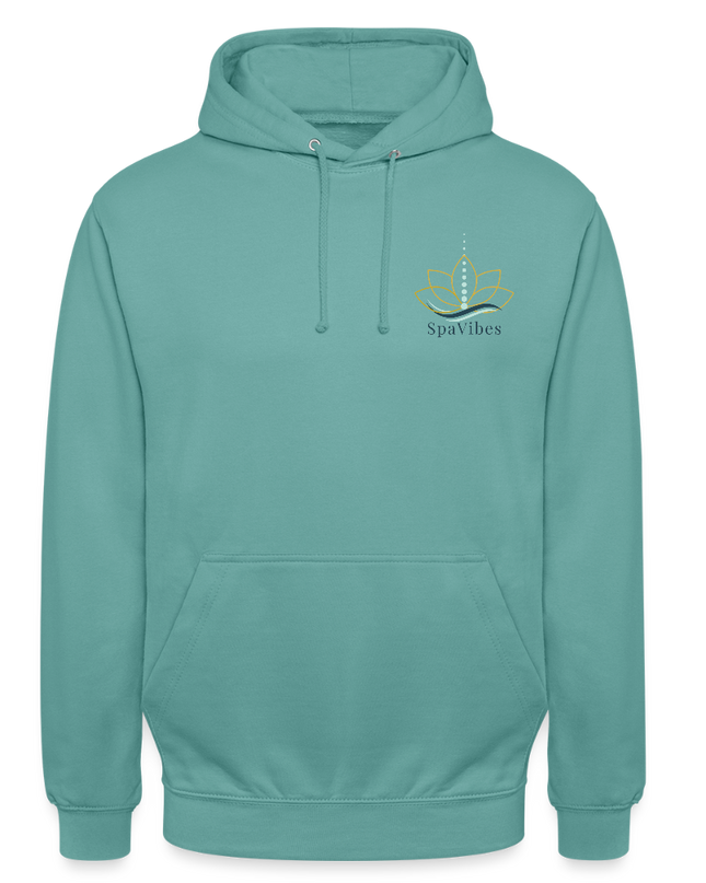 SpaVibes Unisex Hoodie - pastel-turquoise