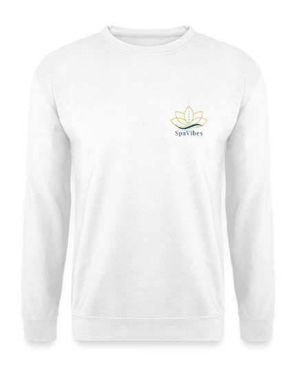 SpaVibes Unisex Sweatshirt - wit