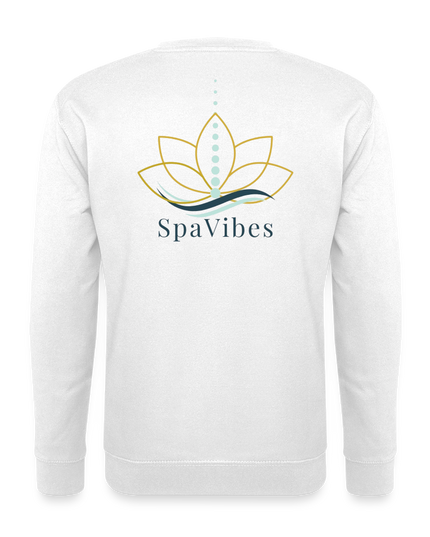 SpaVibes Unisex Sweatshirt - wit