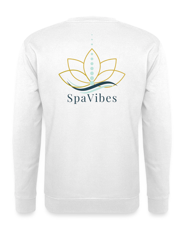 SpaVibes Unisex Sweatshirt - wit