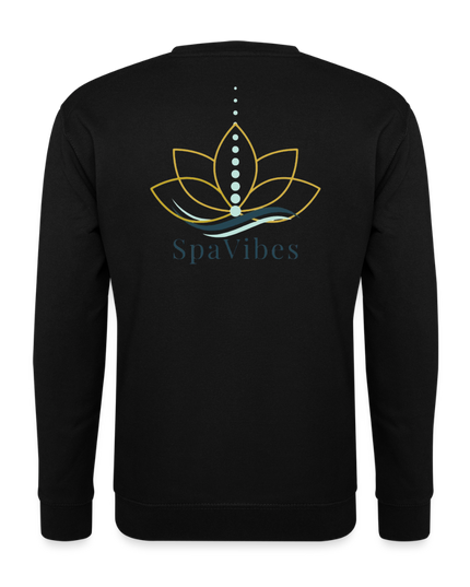 SpaVibes Unisex Sweatshirt - zwart
