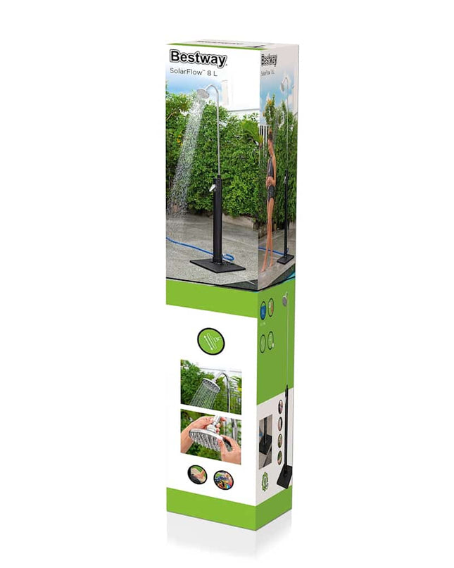 Bestway Buitendouche Solar Flow 8 L Zwart