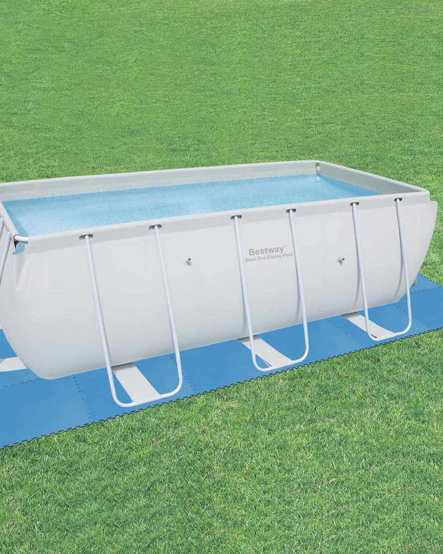 Bestway Zwembadbodembeschermers 8 St Blauw 58220