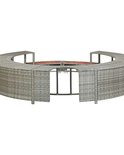 Hottub-Ombouw Poly Rattan