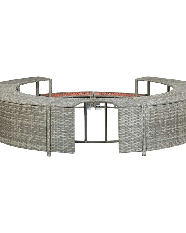 Hottub-Ombouw Poly Rattan