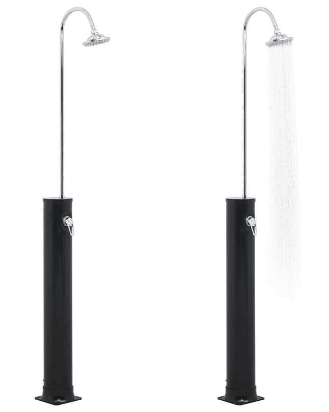 Solardouche 20 L 214 Cm Zwart
