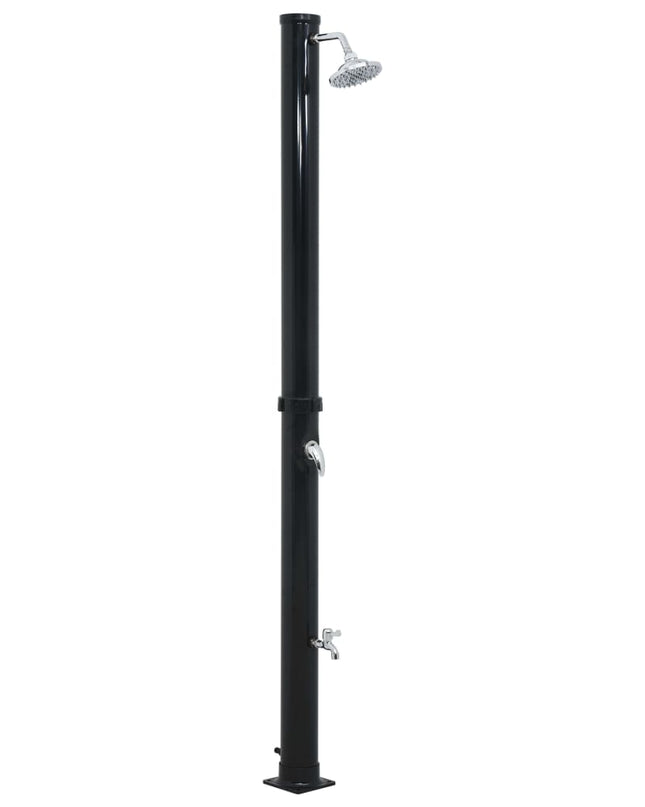 Solardouche 20 L 220 Cm Zwart