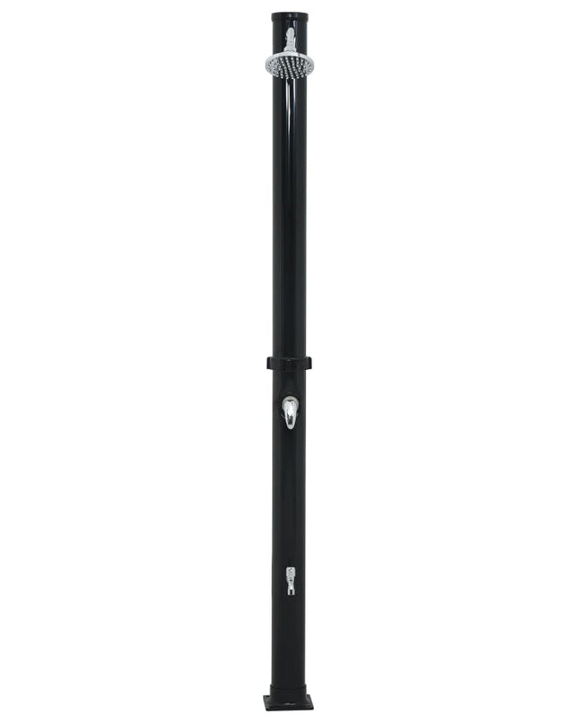 Solardouche 20 L 220 Cm Zwart