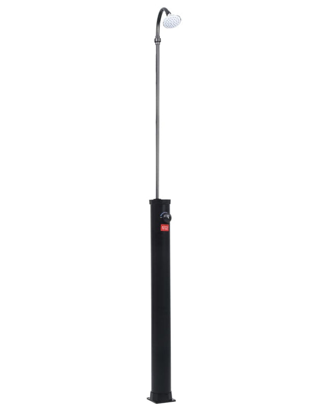 Buitendouche Solar 8 L 215 Cm Zwart