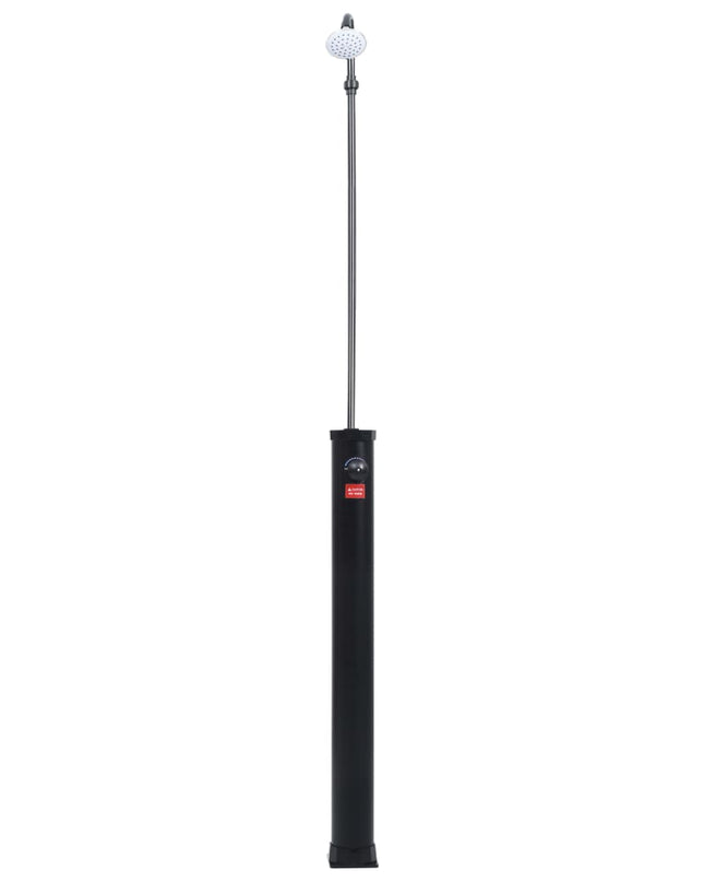 Buitendouche Solar 8 L 215 Cm Zwart