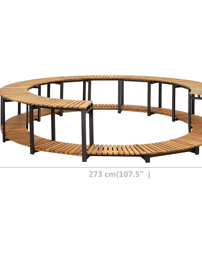 Spa-Ombouw 273X53 Cm Massief Acaciahout