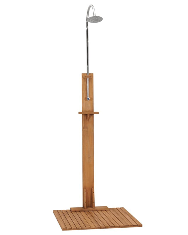 Buitendouche 75X75X210 Cm Massief Teakhout