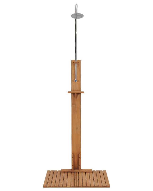 Buitendouche 75X75X210 Cm Massief Teakhout