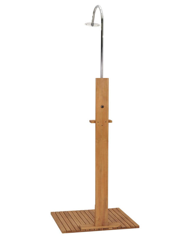 Buitendouche 75X75X210 Cm Massief Teakhout