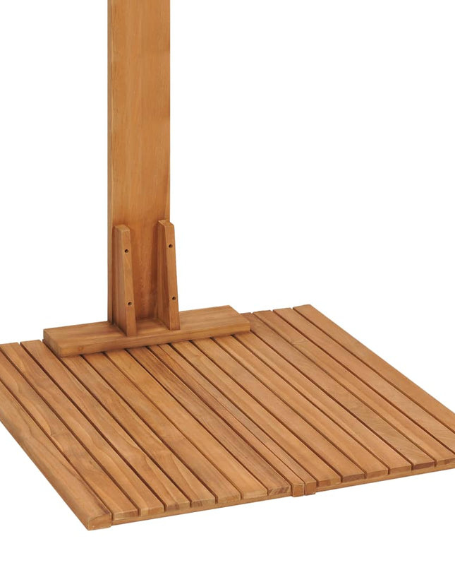 Buitendouche 75X75X210 Cm Massief Teakhout