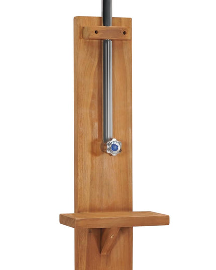 Buitendouche 75X75X210 Cm Massief Teakhout