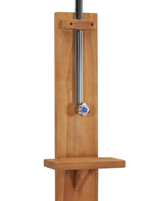 Buitendouche 75X75X210 Cm Massief Teakhout