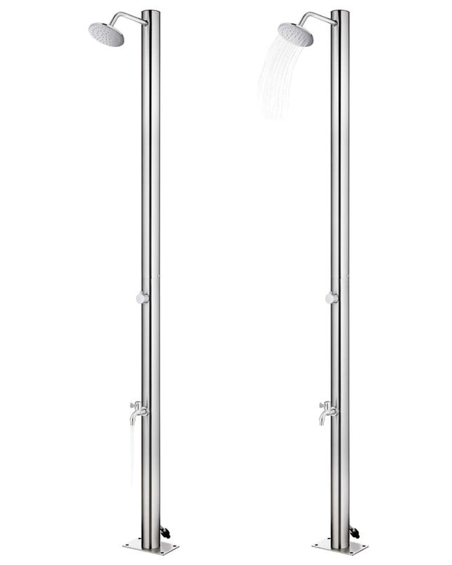 Buitendouche 215 Cm Roestvrij Staal