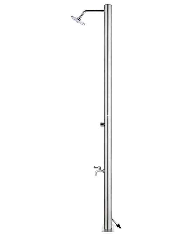 Buitendouche 215 Cm Roestvrij Staal