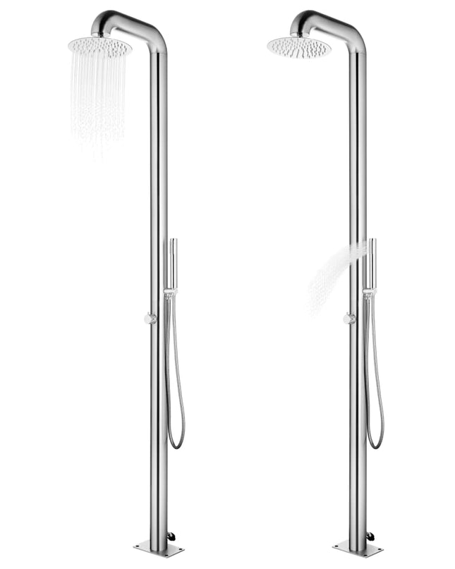 Buitendouche 225 Cm Roestvrij Staal