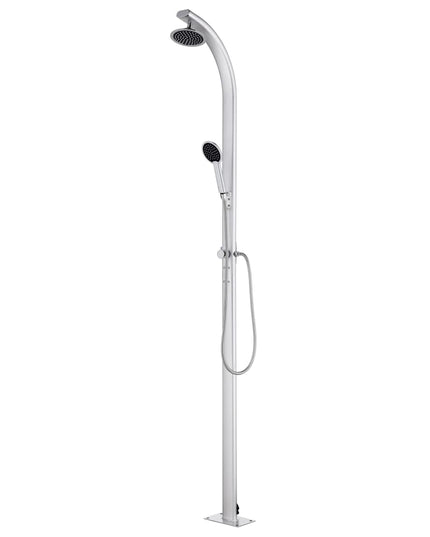 Buitendouche 215 Cm Aluminium Zwart