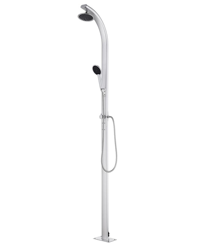 Buitendouche 215 Cm Aluminium Zwart