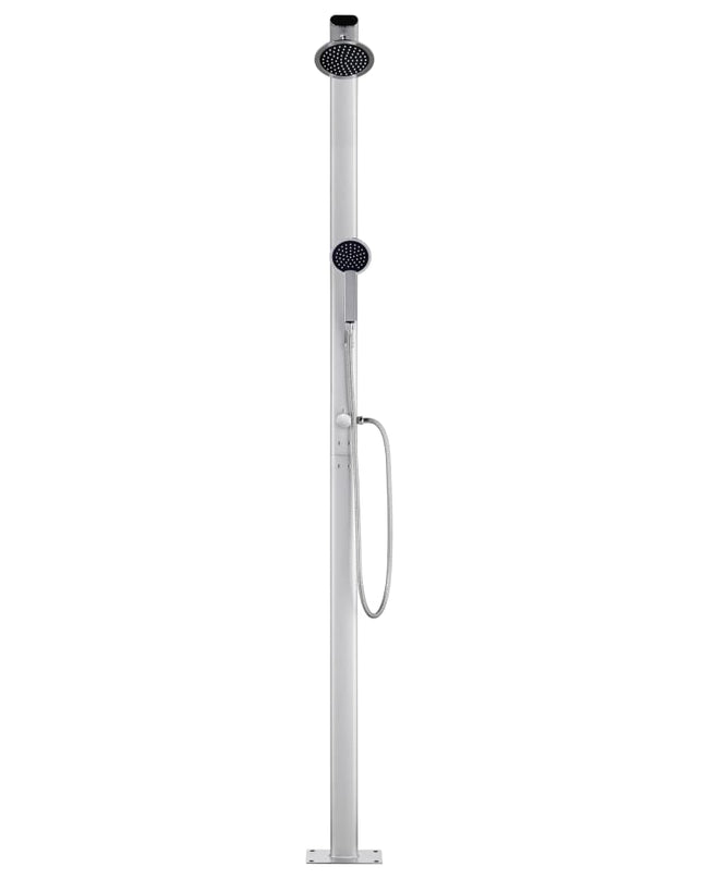 Buitendouche 215 Cm Aluminium Zwart