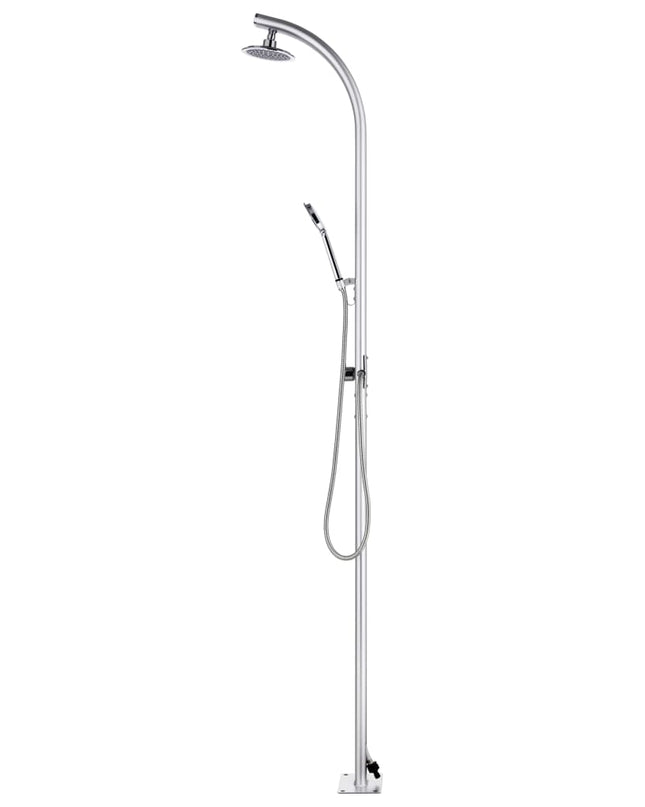 Buitendouche 215 Cm Aluminium Zwart
