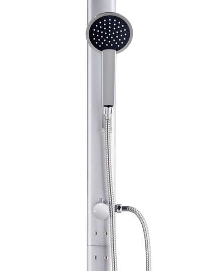Buitendouche 215 Cm Aluminium Zwart