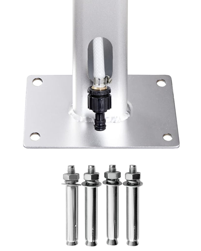 Buitendouche 215 Cm Aluminium Zwart